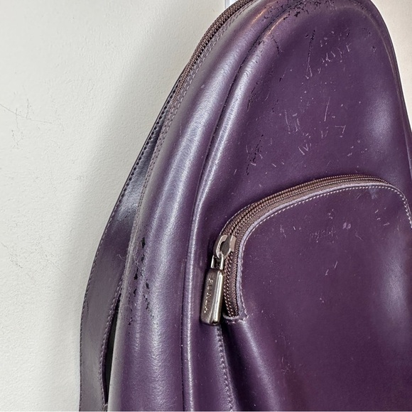 Vintage FURLA backpack in purple - Picture 4 of 16